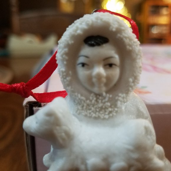 Rare Vintage Arctic Kids of Alaska Porcelain Bisque Collectable Ornaments - Picture 16 of 17